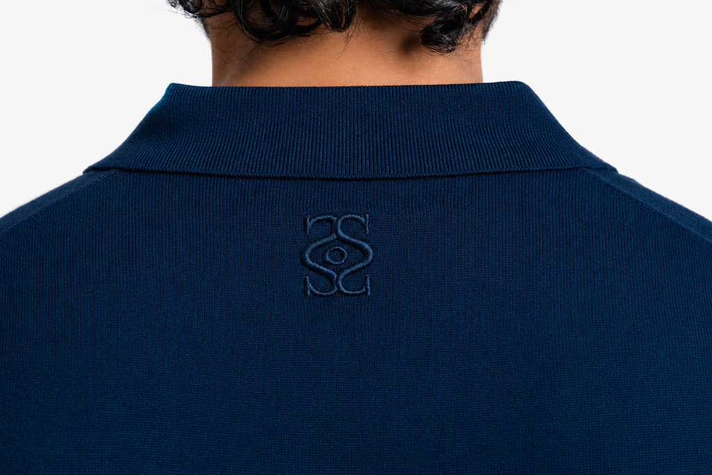 Polo Shirt — Navy Blue