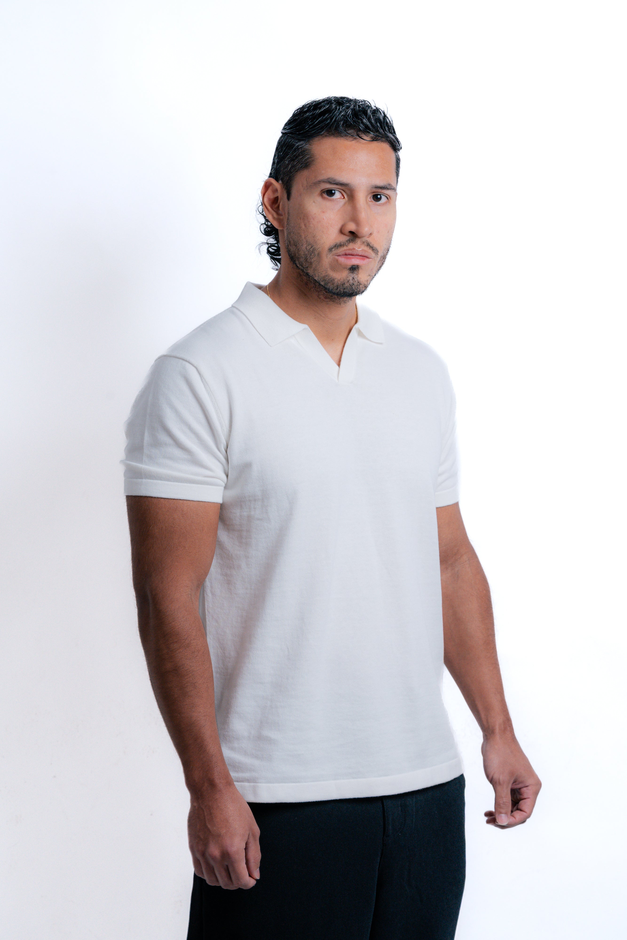 Polo Shirt — Bone