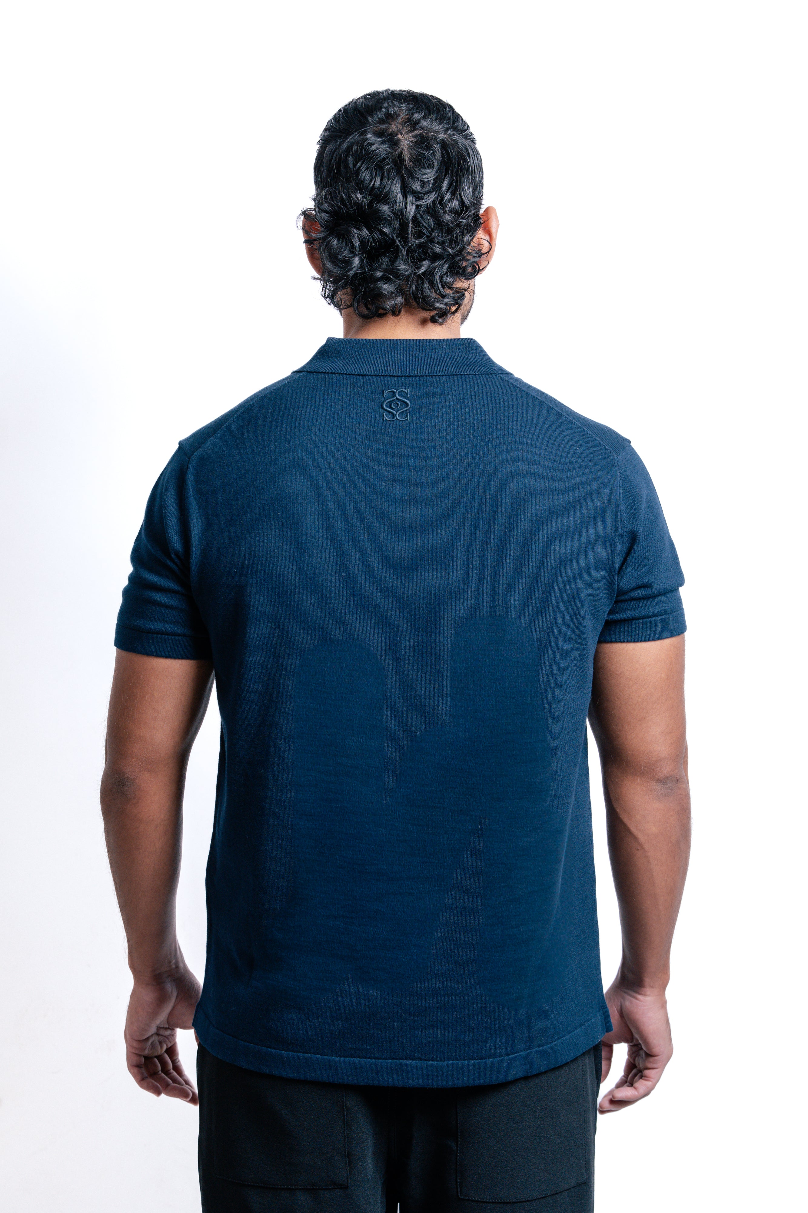 Polo Shirt — Navy Blue