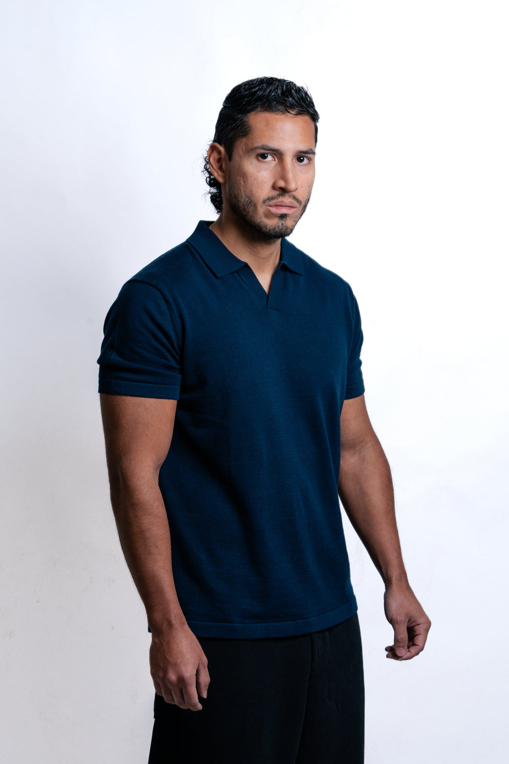 Polo Shirt — Navy Blue