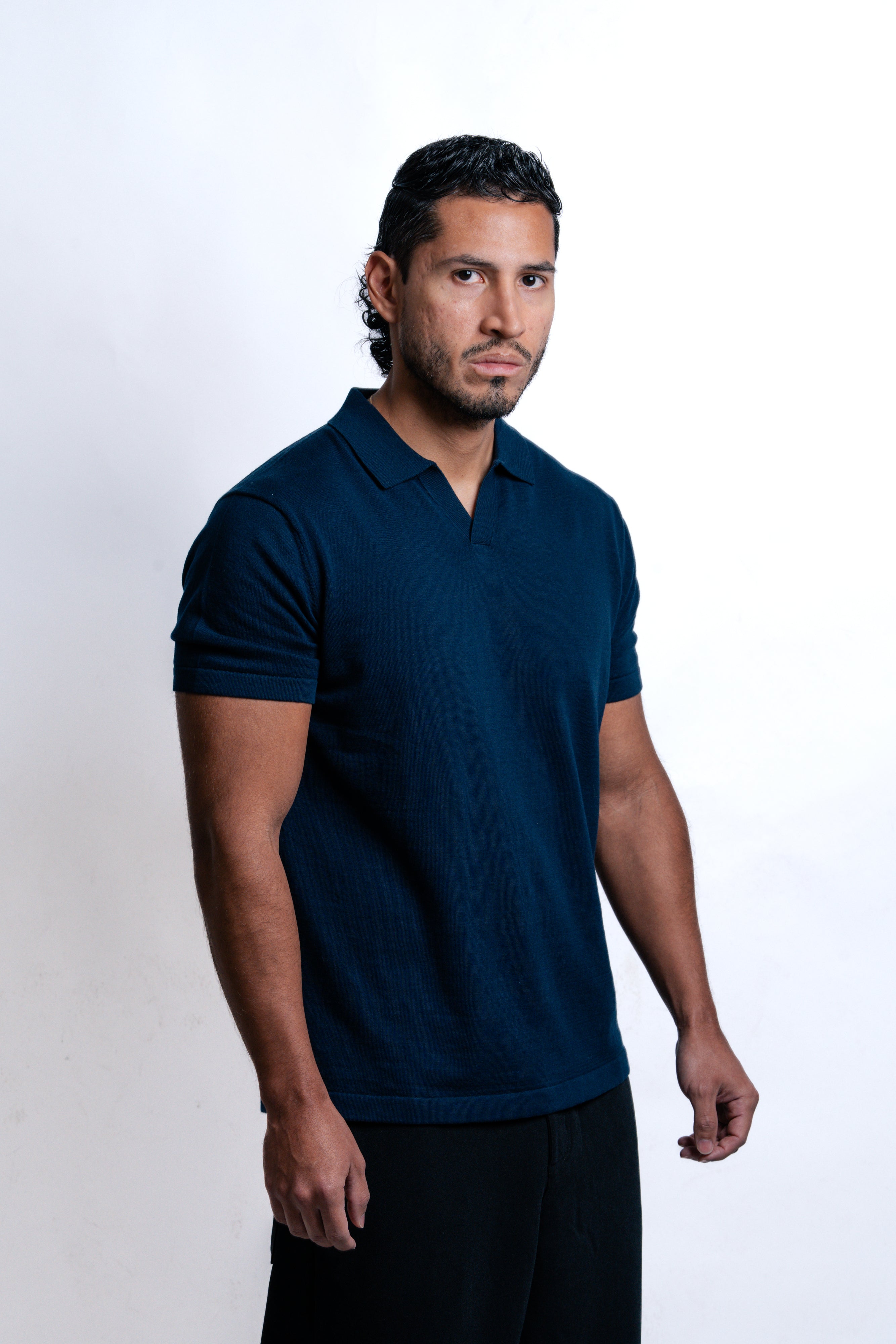Polo Shirt — Navy Blue